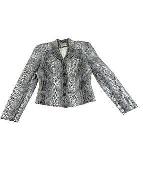 VTG Y2K Alberto Makali Sport Snake Print Pant Suit Set Women M USA Animal
